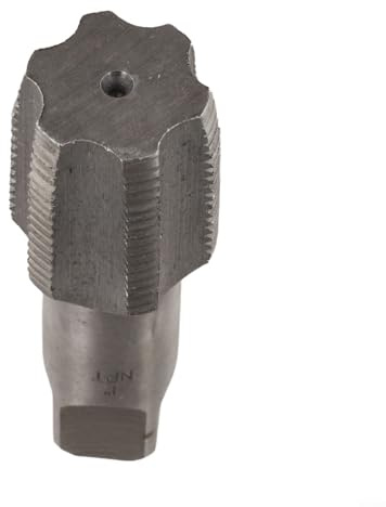 Taraud conique G1/8 à 1 pour création de filetage BSP avec pas standard et bord de coupe lisse pour une utilisation manuelle ou machine (NPT 1)