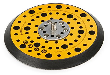 Wabrasive Schleifteller 150 Anschlussgewinde 5/16 | Ø 150 mm für Exzenterschleifer | kompatibel Schleifer, Tellerschleifer & Schleifer | Mit Multilochung