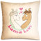 Nici 42162 Lama Baumwollkissen „Lama Love“, 37 x 37 cm