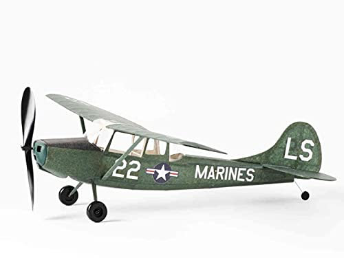 F&G Supplies Cessna Bird Dog 305A complete vintage model rubber-powered balsa wood aircraft kit that really flies!