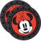 Plasticolor 001967R01 Disney Minnie Mouse 2 Stück Auto-Untersetzer für Autos, Lastwagen oder SUVs