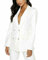 TrendyFashion Womens Casual Gold Button Long Sleeve Ladies Double Breasted Duster Coat Jacket Open Front Blazer