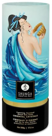 Shunga Erotic Arts Oriental Crystals 500 g Totes Meer Salz, Blue