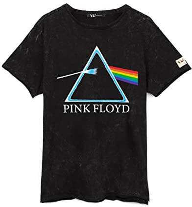 Rosa Floyd T-Shirt Unisex dunkle Seite des Mond Albums Säurewäsche Schwarzes