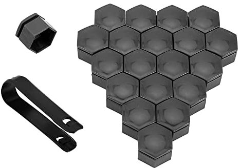 20 StüCk Auto Radmutterkappen FüR Volvo V40 V50 V60 V70 V90 XC40 XC60 XC70 XC90, Radschrauben Kappen Nut Nabe Abdeckung Bolzen Felgen Mutter Radkappen Reifen Schraubenabdeckung Mit Entfernung Werkzeug