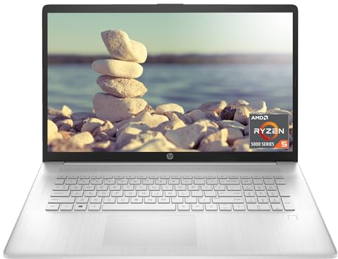 2022 Newest HP 17 Laptop, 17.3 FHD IPS Display, Intel Core i5-1155G7 Quad-Core Processor, 12GB DDR4 RAM, 1TB PCIe SSD, Webcam, HDMI, Backlit Keyboard, Wi-Fi, Windows 11 Home, Silver
