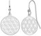 Schoschon Ohrringe Blume des Lebens 925 Silber