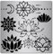 GORGECRAFT 6.3 Pouce Métal Lotus Pochoir Fleur Modèle en Acier Inoxydable Pochoirs Réutilisables Journal Outil pour Peinture Bois Pyrogravure Gravure Maison Bricolage Artisanat