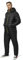Walksey Down Suit, Der Daunen Outdoor Jumpsuit für Damen & Herren, Leicht Warm & Funktionell (Black, XL)