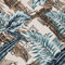 HEKO PANELS Stoff Oxford Wasserdichte Meterware Canvas-Stoff Polyester Stoff Zum Nähen Nähstoffe Dekostoffe Wasserabweisend Blickdicht Federn Blätter 1 Meter 155 x 100 cm