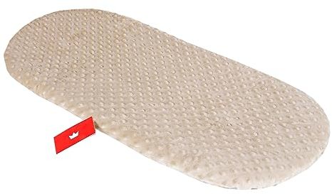 BABYLUX Spannbettlaken für Kinderwagen Stubenwagen Baby Spannbetttuch Wiege Stuben Bettlaken (8. Minky - Beige)