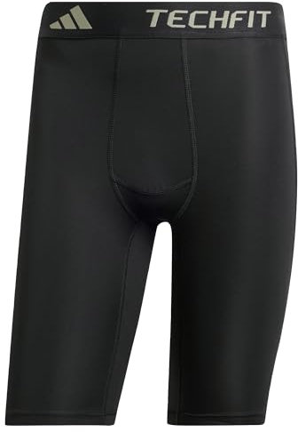 adidas Herren TECHFIT COMPRESSION TRAINING SHORT TIGHT, Black, M