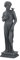 HOUSINGOD Gartenstatue, griechische Göttin, Statue für Altar, Nymphe, Skulptur, Mythologie, römischer Stil, Freiraum, Terrasse, Hof, Rasen, Veranda, Dekoration, Kunst, MGO, Geschenk, 78,7 cm H