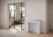 IMAGO FACTORY Kuba - Console extensible, table extensible, salle à manger, jusqu'à 211 cm, meuble console d'entrée moderne, table de cuisine extensible, fabriquée en Italie (blanc frêne)