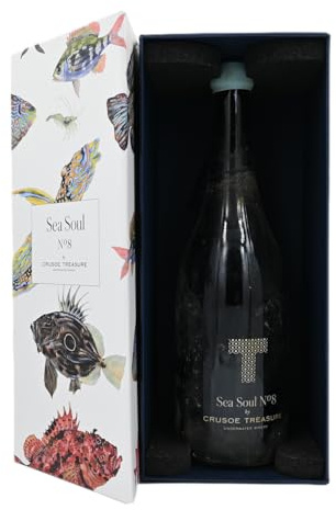 Unterwasserwein - Sea Soul No. 8 Vino Submarino Garnacha - 1 Flasche a 0,75 l - 14,5% Vol. Alc. - Kirschrot mit kräftigem Aroma - im Abgang Holz, Vanille und Zimt