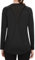 Wayleb Sportshirt Damen Langarm V-Ausschnitt Fitness T-Shirt Oberteile Einfarbig Laufshirt Back Mesh Leichtes Atmungsaktiv Longsleeve Gym Yoga Top Longsleeve Fitness-T-Shirt, Schwarz XL