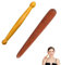 2 Pièces Massage Bâton en Bois, Outil Thaïlandais de Santé de Réflexologie en Bois, Outil de Point D'acupuncture en Bois, Stylo d'Acupression en Bois pour Visage, Cou, Corps Gua Sha