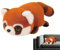 Rot wendbar - Panda Plüschtier, Doppelseitiges Plüschtier | Panda Plüsch Fidget, Cartoon Panda Spielzeug, Rot Reversible Panda Plüschtier, Süße Plüschtiere, Doppelseitiges Spielzeug, Spielzeug