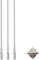 MOXPIFY Lot de 3 forets SDS Plus de 6 x 260 mm, foret à béton avec 4 tranchants en carbure et double hélice pour béton et maçonnerie