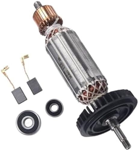 MKVAXR Garden Armature Rotor Anchor, Professional Grade, for Rotor, for Angle Grinders Compatible Across Various Models Including Carbon Brushes (110V)(BLACK 220V)