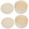 GLEAVI 2Piezas Caja de Almacenamiento de Pasteles Redonda de Madera de Postres y Respetuoso Mousse y Cheesecake
