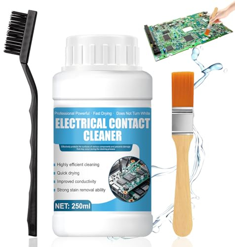 Circuit Board Cleaner, Electrical Contact Cleaner, Contact Cleaner, Highly Efficient Cleaner, Primarily Used for Cleaning Circuit Boards, Metal Parts, and Various Component Surfaces, 250ml (A)