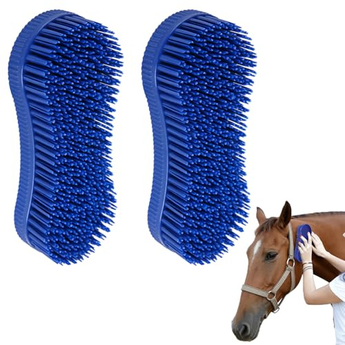 Magic Brush Horses, Horses Grooming Brush, Cleaning and Massage Brushes for Horse Care & Cleaning & Detangling, Kitchen Cleaning Brush for Clothes Stove, Bathroom, Tiles