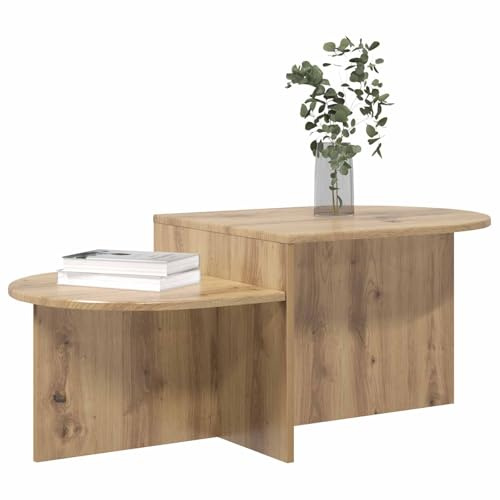 vidaXL Couchtisch Artisan-Eiche 100 x 50 x 40 cm Holzwerkstoff, Wohnzimmer, moderner Couchtisch, minimalistisches Design, stylisches Zentrum für Deko und praktische Nutzung