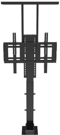 Tv Lift Motorized Hidden TV Cabinet Lift Electrically Height-Adjustable Bracket for Installation 32-70 Inches with Remote Control