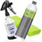 Detailmate Innenreinigung Set- Koch Chemie POL Star - Textil-, Leder & Alcantarareiniger 1L - detailmate by Kwazar Super PRO+ 360 Grad Sprühflasche 0,5L, Double Action Trigger - Mikofasertuch 40x40 cm