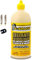X-Sauce Kit Sellante Anti Pinchazos para Tubeless, Amarillo, 500ml +2 obuses+Llave Desmontar