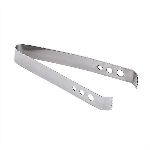 NKlaus Kohlezange und Räucherzange aus Edelstahl, 16,5 cm | Handgefertigtes Räucherzubehör für Räucherkohle.
