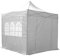 AIRWAVE EX26021 Essential Pop-Up-Pavillon mit Seiten, 2,5 x 2,5 m, Weiß