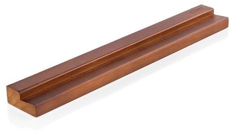 MÖNKE étagère pour disques vinyles - Affichez élégamment Vos disques préférés ou en Cours de Lecture au Mur - Convient à Un Disque de Toute Taille (Marron)