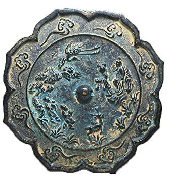 Yunhao8 Antik-Bronzefigur, verspiegelt, alte Objekte
