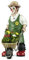Gildeclown Deko Figur Clown Gartenglück - Gilde Clowns zum Verschenk - in Geschenkkarton H 16 cm