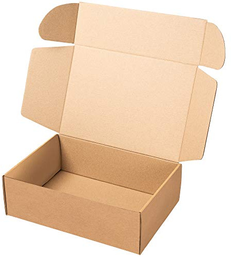packer PRO Pack 25 Cajas Carton Envios Automontables para Ecommerce y Regalo Kraft, Mediana 34x23,5x11cm