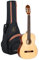 Ortega Guitars 4/4 Konzert Gitarre – Family Series – Inklusive Gig Bag – Fichte, Mahagoni, Hochglanz Natur (R121G)