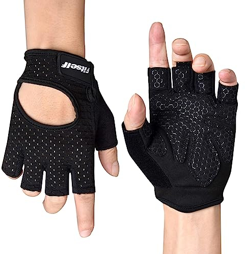 Fitself Fitness Handschuhe Damen Herren Atmungsaktive Gewichtheben Trainingshandschuhe für Sport Gym Krafttraining Bodybuilding Workout Radfahren