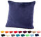 heimtexland ® Flanell Kuschel Kissen Super Soft Dekokissen Plüsch Typ380 Kissenhülle Dunkelblau 48x48 cm