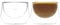 KRUVE IMAGINE Coffee Cups - Handcrafted Double-Wall Glass Cups (Set of 2, 6.5oz/200ml) - Perfect for Latte Art & Espresso - Durable Borosilicate Glass - Ideal for Coffee Mugs Lovers - Cappuccino