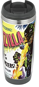 Godzilla Vintage Poster - Reisebecher, Thermobecher für heiße und kalte Getränke