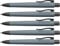 FABER-CASTELL 205024 - Kugelschreiber Poly Ball, urban stone grey, 5 Stück, mit auswechselbarer 0.5 mm Mine, dokumentenecht
