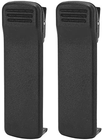 KOSDFOGE 2Pcs Radio Clip da Cintura di Ricambio 2 Vie Radio Morsetto da Cintura per Motorola XTS 3000 XTS 3500 XTS 5000 XTS 4250 APX6000 APX7000