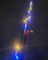 Caravan Flag Pole Solar LED KIT (Multi Coloured)