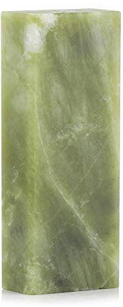 Afilador de Cuchillos Piedra Fina 10000# 80000# Piedra de Afilar Piedra de Aceite Espejo de Pulido, 50x20x10mm (Jade verde malla 10000)
