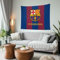 TMATUTA FC Barcelonana Tapisserie Team Logo Wandbehang Tapisserie für Wand