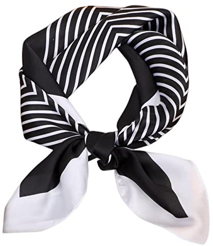 FAIRYGATE Damen Seidentuch Seidenschal Damen 100% Seide Schal Halstuch Seidentuch Scarf Bandana Taschentuch Ansatz Handgelenk Verpackungs DA2215