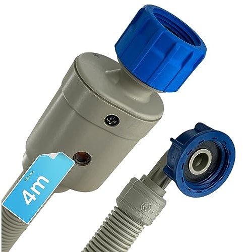 DL-pro Aquastop Tuyau d'alimentation universel 4 m 25 °C pour machine à laver, lave-vaisselle
