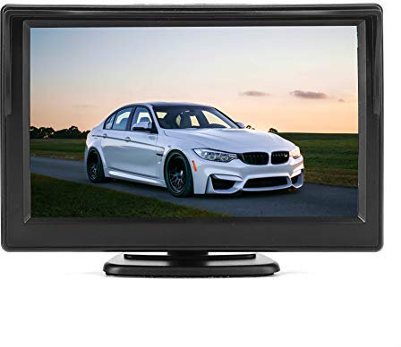 Monitor LCD TFT HD da 5 Pollici per Auto Lettore Video con Ingresso AV 2CH per Retromarcia (Niente foto)